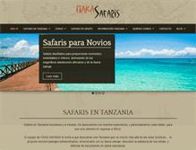 Tablet Screenshot of itakasafaris.com